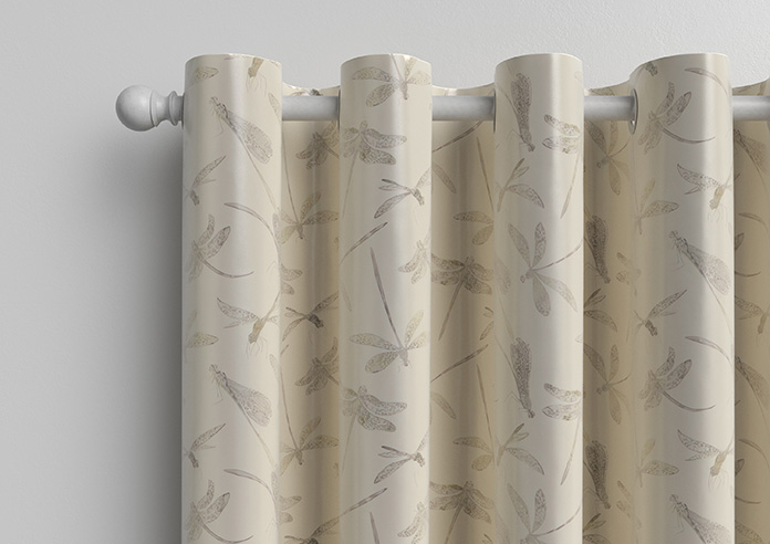 Dragonflies, Natural - Made to Measure Curtains - Image 12